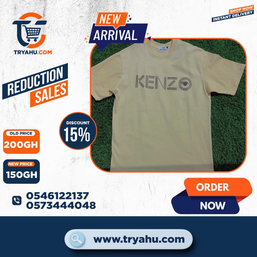 Authentic Heavy Cotton Men’s T-Shirts | Premium Quality | Tryahu Ghana